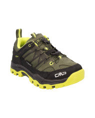 KIDS RIGEL LOW TREKKING SHOES WP KAKI-ACIDO 3Q54554 02FP