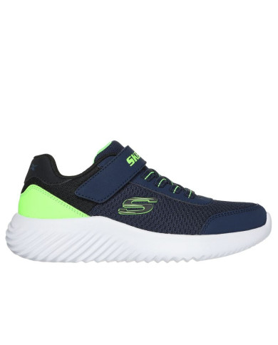 SNEAKERS SKECHERS BAMBINO BOUNDER - TREKZIC BLU NAVY / LIME 403908L NVLM