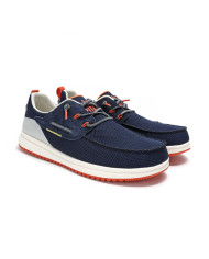 MOCASSINO PITAS UOMO SCARPA DA VELA BAY BLU MARINO S26M-WVE-BAY