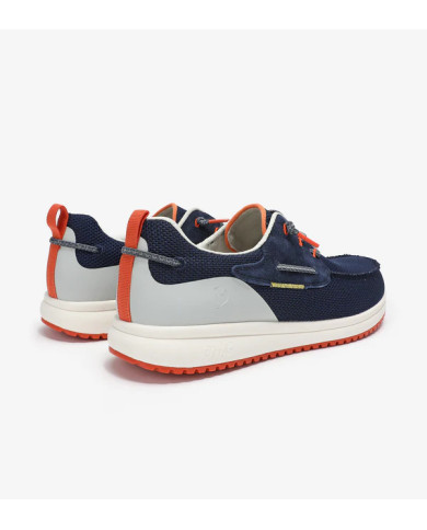 MOCASSINO PITAS UOMO SCARPA DA VELA BAY BLU MARINO S26M-WVE-BAY