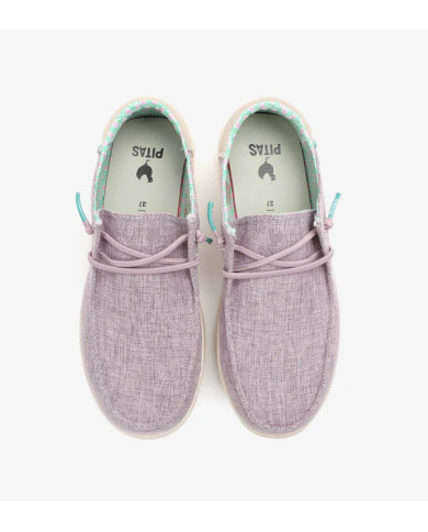 MOCASSINO PITAS DONNA WALLABI POPPY LILLA S26W-BOK-PPY