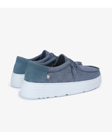 MOCASSIN PITAS DONNA WALLABI  LOTTO AZUL S26W-BOK-LTTO