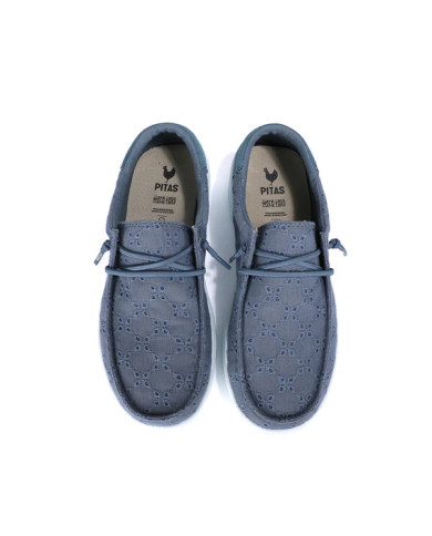 MOCASSIN PITAS DONNA WALLABI  LOTTO AZUL S26W-BOK-LTTO