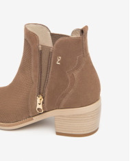 STIVALETTI CON TACCO NEROGIARDINI DONNA VELOUR MOU VELOUR MOU TR BASILEA NATURALE E615120D/442