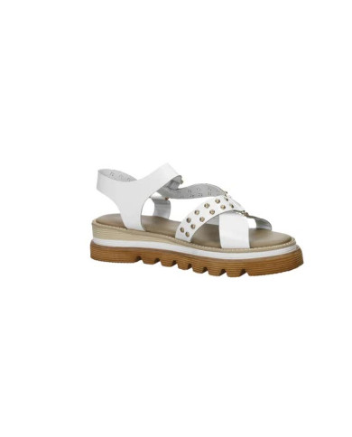 SANDALI CON ZEPPA REPO PHIL GATIER DONNA BIANCO 60433-E2