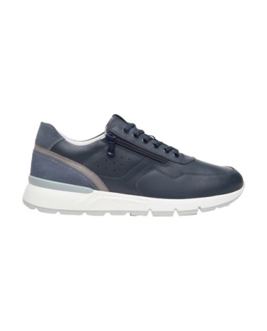 SNEAKERS NEROGIARDINI UOMO SPARTA INCANTO VELOUR AVIO SAUVAGE PERLA PU.BIDENS.POGGIO B1 E500650U/207