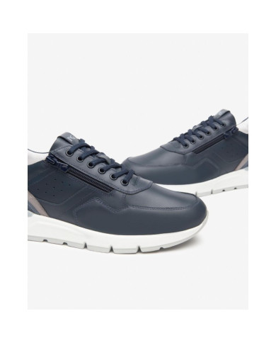 SNEAKERS NEROGIARDINI UOMO SPARTA INCANTO VELOUR AVIO SAUVAGE PERLA PU.BIDENS.POGGIO B1 E500650U/207