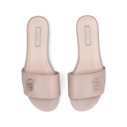 CIABATTE LIU JO DONNA SANDY 03 - SLIPPER CALF WARM STONE SA6127P0102S3951