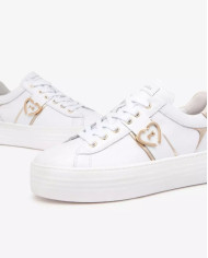 SNEAKERS NEROGIARDINI DONNA VELVET OSSO 0100 NAPPA PANDORA ROSA ETOILE MIELE PU.MONOD.CA E513023D/713