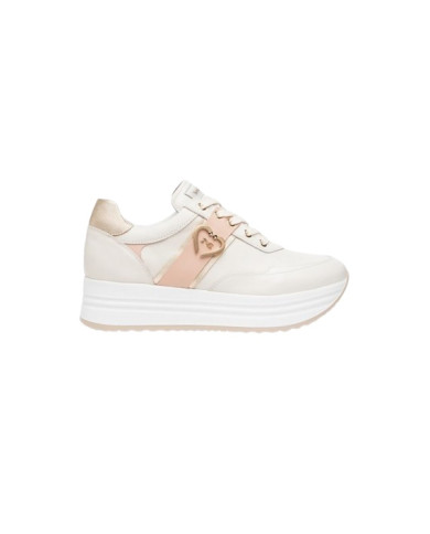 SNEAKERS NEROGIARDINI DONNA VELVET OSSO 0100 NAPPA PANDORA ROSA ETOILE MIELE PU.EVORA E512911D/713
