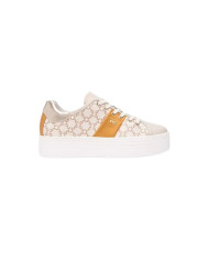 SNEAKERS NEROGIARDINI DONNA VELVET MILK  T.GIOVE BEIGE/NOCCIO T.GORGONA SENAPE T.BRI E513026D/710