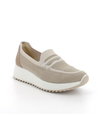SLIP-ON ENVAL SOFT DONNA  T."FLYKNIT"RECY TAUPE-CREAM 1275333