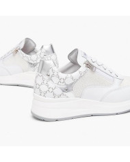 SNEAKERS NEROGIARDINI DONNA SKIPPER BIANCO T.RETE CHIC 1 BIANCO T.GIOVE BIANCO/GRIGIO E512940D/707