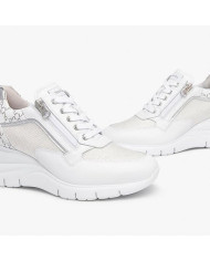 SNEAKERS NEROGIARDINI DONNA SKIPPER BIANCO T.RETE CHIC 1 BIANCO T.GIOVE BIANCO/GRIGIO E512940D/707