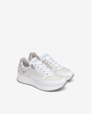 SNEAKERS NEROGIARDINI DONNA SKIPPER BIANCO T.RETE CHIC 1 BIANCO T.GIOVE BIANCO/GRIGI E512930D/707