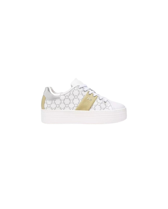 SNEAKERS NEROGIARDINI DONNA SKIPPER BIANCO T.GIOVE BIANCO/GRIGI T.GORGONA PISTACCHIO E513026D/707