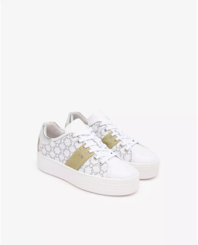SNEAKERS NEROGIARDINI DONNA SKIPPER BIANCO T.GIOVE BIANCO/GRIGI T.GORGONA PISTACCHIO E513026D/707