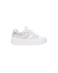 SNEAKERS NEROGIARDINI DONNA SKIPPER BIANCO T.GIOVE BIANCO/GRIGI ETOILE ARGENTO PU.GUATEM E513080D/707
