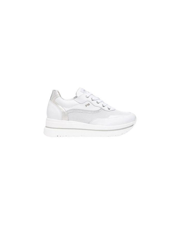 SNEAKERS NEROGIARDINI DONNA SKIPPER BIANCO SKIPPER BIANCO VELOUR NEVE MONET COLOR BIANCO E512902D/707