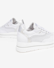 SNEAKERS NEROGIARDINI DONNA SKIPPER BIANCO SKIPPER BIANCO VELOUR NEVE MONET COLOR BIANCO E512902D/707