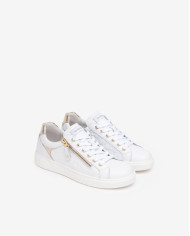 SNEAKERS NEROGIARDINI DONNA SKIPPER BIANCO SKIPPER BIANCO T.BRILL PLATINO 6074 TR MALAGA E513001D/707
