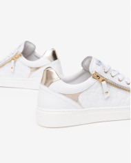 SNEAKERS NEROGIARDINI DONNA SKIPPER BIANCO SKIPPER BIANCO T.BRILL PLATINO 6074 TR MALAGA E513001D/707