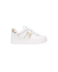 SNEAKERS NEROGIARDINI DONNA SKIPPER BIANCO ETOILE MIELE PU.MONOD.CAPRAIA E513022D/707