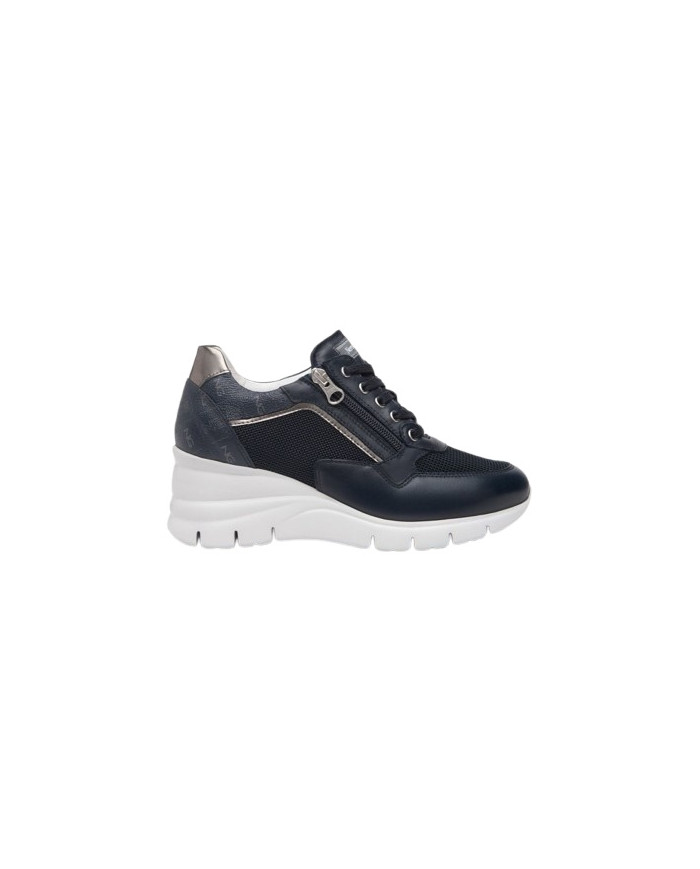 SNEAKERS NEROGIARDINI DONNA PREMIUM BLU T.WAVE BLU NOTTE 510 GRACE BLU/GRIGIO T.BRILL E512940D/200