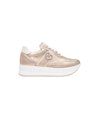 SNEAKERS NEROGIARDINI DONNA ETOILE SATURN VELVET OSSO 0100 PU.EVORA B16495 BIANCO E512912D/675