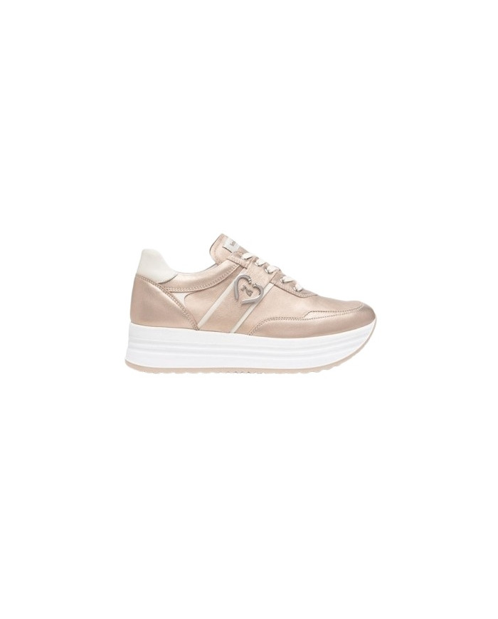 SNEAKERS NEROGIARDINI DONNA ETOILE SATURN VELVET OSSO 0100 PU.EVORA B16495 BIANCO E512912D/675