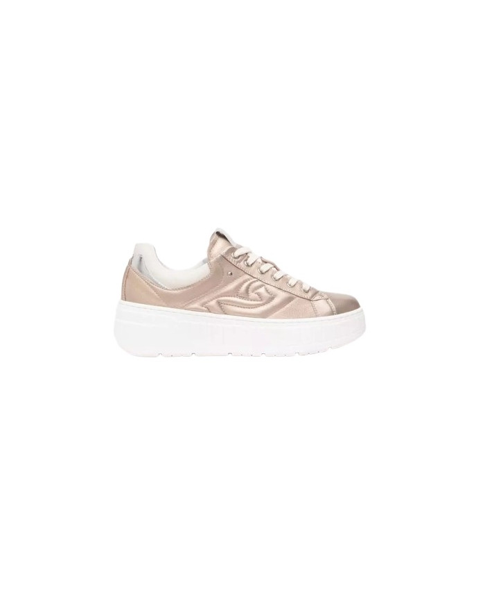 SNEAKERS NEROGIARDINI DONNA ETOILE SATURN T.BRILL ARGENTO VELVET OSSO 0100 TR SPECCHIA E513091D/675