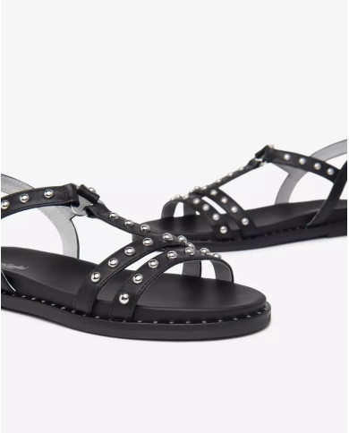 SANDALO NEROGIARDINI DONNA TAMIGI NERO TR TEULADA NERO E513480D/1001