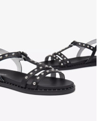 SANDALO NEROGIARDINI DONNA TAMIGI NERO TR TEULADA NERO E513480D/1001