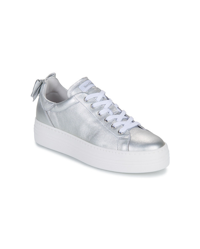 SNEAKERS NEROGIARDINI DONNA ETOILE ARGENTO PU.MONOD.CAPRAIA E513020D/700