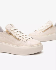 SNEAKERS NEROGIARDINI DONNA DOLLARINO BEIGE T.GLITTER GR.PLANET  PU.GUATEMALA E513081D/412