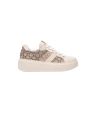 SNEAKERS NEROGIARDINI DONNA DOLLARINO BEIGE T.GIOVE ECRU/T.MORO  ETOILE LEO PU.GUATEMALA E513080D/412