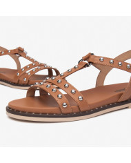 SANDALO NEROGIARDINI DONNA ARMENIA COGNAC TR TEULADA SABBIA E513480D/329