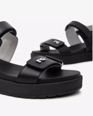 SANDALO CON ZEPPA NEROGIARDINI DONNA TAMIGI NERO TR PAMPLONA E513702D/100