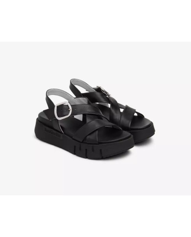 SANDALO CON ZEPPA NEROGIARDINI DONNA TAMIGI NERO TR VENEZIA E513696D/100
