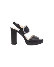 SANDALO CON TACCO NEROGIARDINI DONNA TAMIGI NERO TPU ASTANA PLATO' TACCO 10,5CM E513354D/100