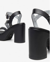 SANDALO CON TACCO NEROGIARDINI DONNA TAMIGI NERO PU.MOENA TACCO 10,5CM E410400D/100