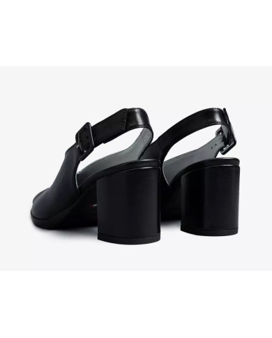 SANDALO CON TACCO NEROGIARDINI DONNA NAPPA PANDORA NERO TR MELILLA NERO TACCO 7CM E513450D/100