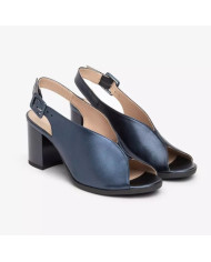 SANDALO CON TACCO NEROGIARDINI DONNA LAMINATO OCEANO TR MELILLA NERO TACCO 7CM E513451D/201