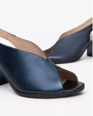 SANDALO CON TACCO NEROGIARDINI DONNA LAMINATO OCEANO TR MELILLA NERO TACCO 7CM E513451D/201