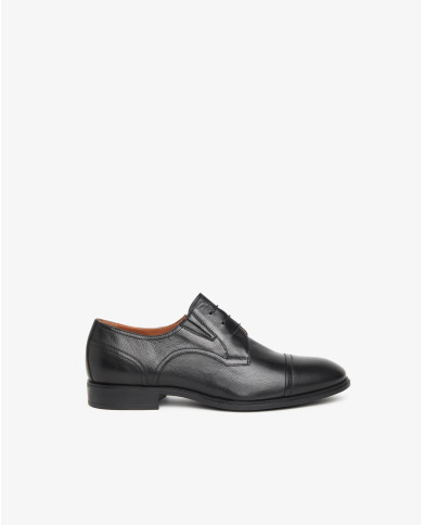 STRINGATE NEROGIARDINI UOMO PELLE  NERO LOOK CERIMONIA E400131UE/100