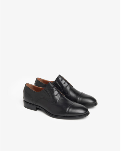 STRINGATE NEROGIARDINI UOMO PELLE  NERO LOOK CERIMONIA E400131UE/100