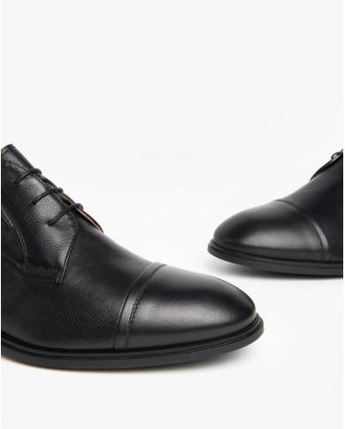 STRINGATE NEROGIARDINI UOMO PELLE  NERO LOOK CERIMONIA E400131UE/100