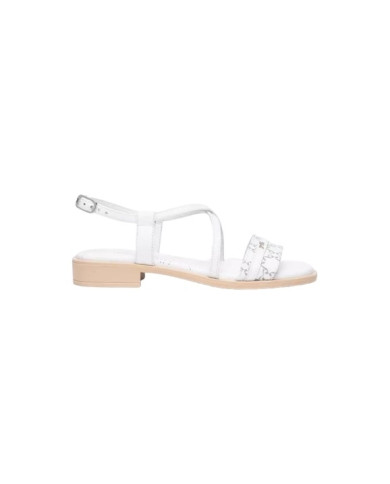 SANDALI NEROGIARDINI DONNA T.GIOVE BIANCO/GRIGI BAROLO BIANCO TR ACCRA  BEIGE E513403D/707