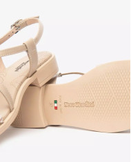 SANDALI NEROGIARDINI DONNA T.GIOVE BEIGE/NOCCIO BAROLO LINO TR ACCRA 592 BEIGE E513403D/412