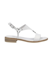 SANDALI NEROGIARDINI DONNA LOIRA BIANCO TR BEVAGNA 592 BEIGE E513420D/707